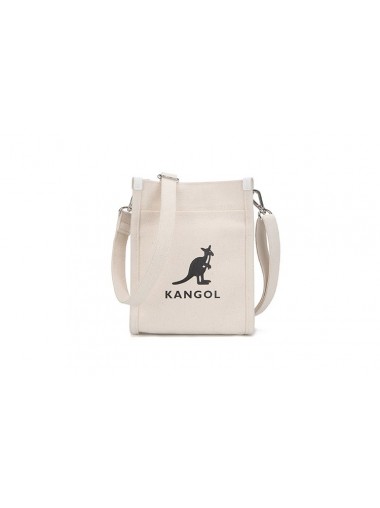Kangol Hexa Canvas Mini Cross Bag- Ivory 3121